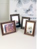 Glossy Red Wood Picture Frame